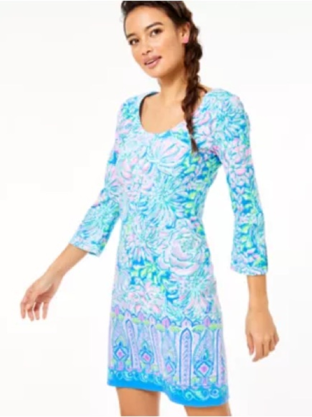 Lilly Pulitzer Sherrill Dress in Multi In Full Bloom Sz M